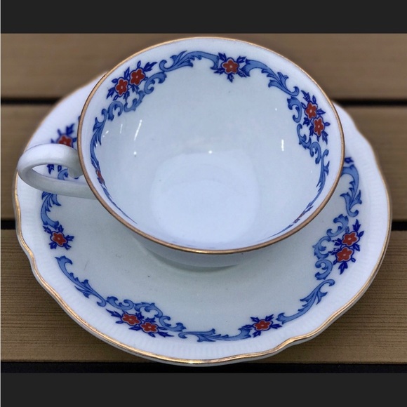 Early 20th Century Antique Schumann Bavaria US ZONE Germany Teacup & Saucer - Picture 9 of 10